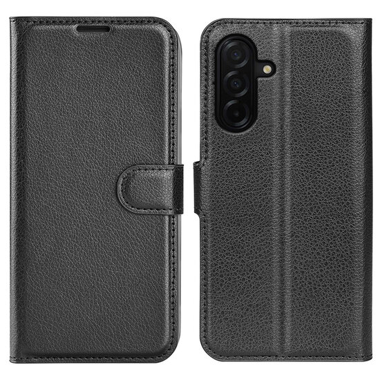 Samsung Galaxy A27 Hoesje - MobyDefend Kunstleren Wallet Book Case (Sluiting Voorkant) - Zwart
