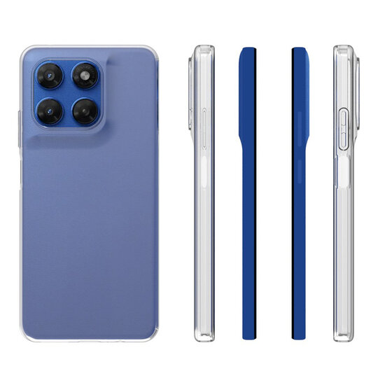 Motorola Moto G37 Power Hoesje - MobyDefend Transparante TPU Backcover - Volledig Doorzichtig