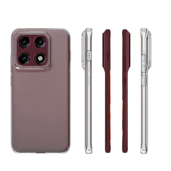 Motorola Edge 70 Pro Hoesje - MobyDefend Transparante TPU Backcover - Volledig Doorzichtig