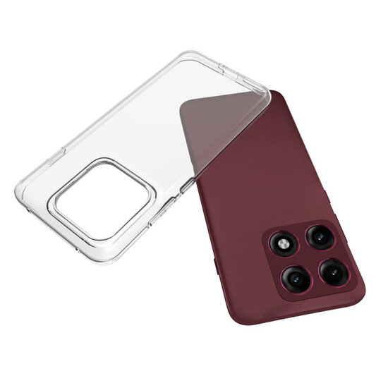 Motorola Edge 70 Pro Hoesje - MobyDefend Transparante TPU Backcover - Volledig Doorzichtig