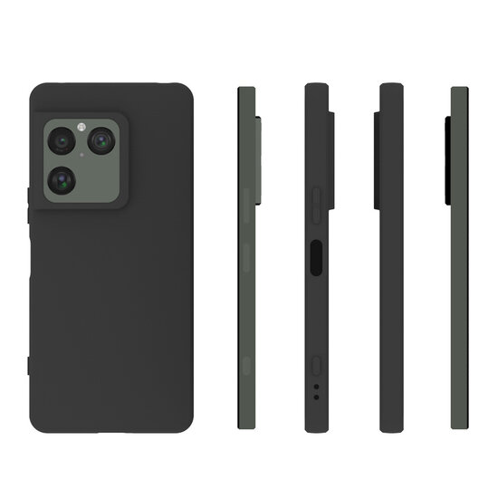 Sony Xperia 1 VIII Hoesje - MobyDefend TPU Backcover - Mat Zwart
