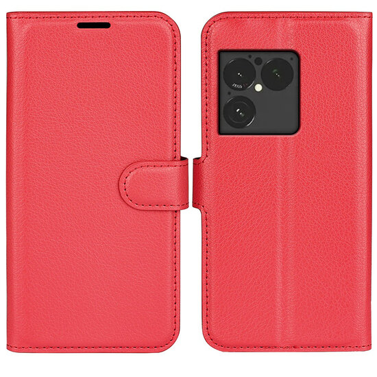 Sony Xperia 1 VIII Hoesje - MobyDefend Kunstleren Wallet Book Case (Sluiting Voorkant) - Rood