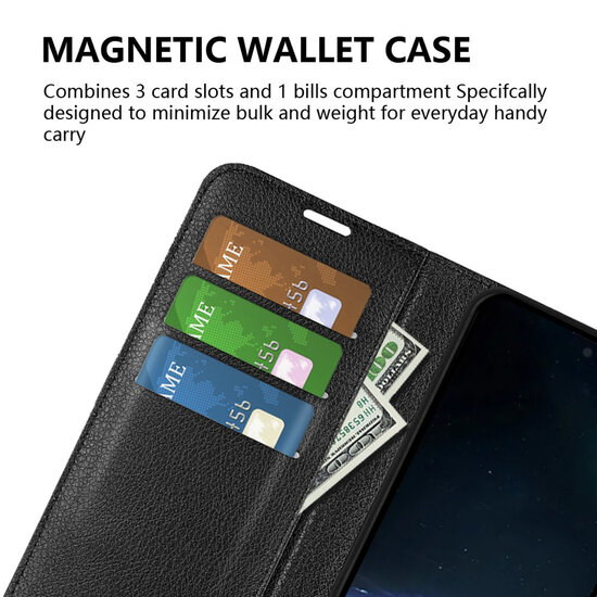 Sony Xperia 1 VIII Hoesje - MobyDefend Kunstleren Wallet Book Case (Sluiting Voorkant) - Zwart