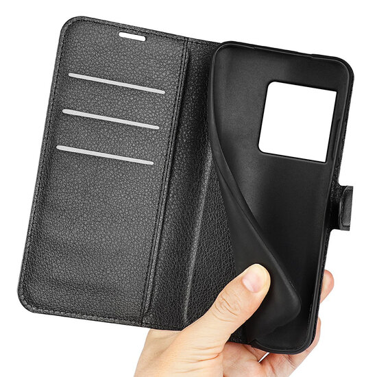 Sony Xperia 1 VIII Hoesje - MobyDefend Kunstleren Wallet Book Case (Sluiting Voorkant) - Zwart