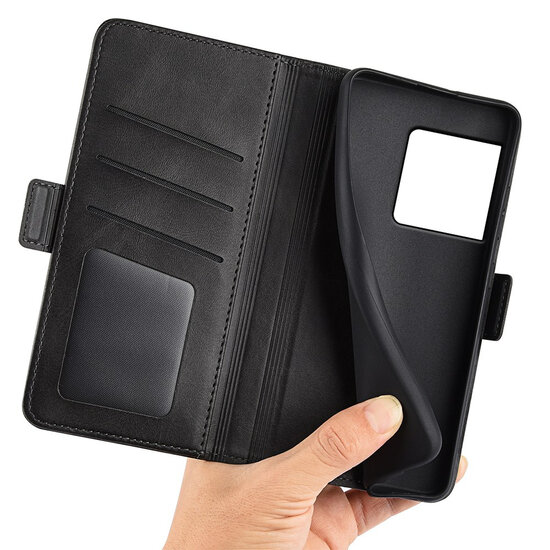 Sony Xperia 1 VIII Hoesje - MobyDefend Luxe Wallet Book Case (Sluiting Zijkant) - Zwart