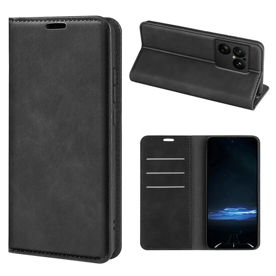 Sony Xperia 1 VIII Hoesje - MobyDefend Luxe Wallet Bookcase (Magnetische Sluiting) - Zwart