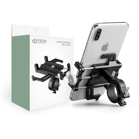 Tech-Protect Universele Telefoonhouder - Fiets- en motorhouder - Zwart