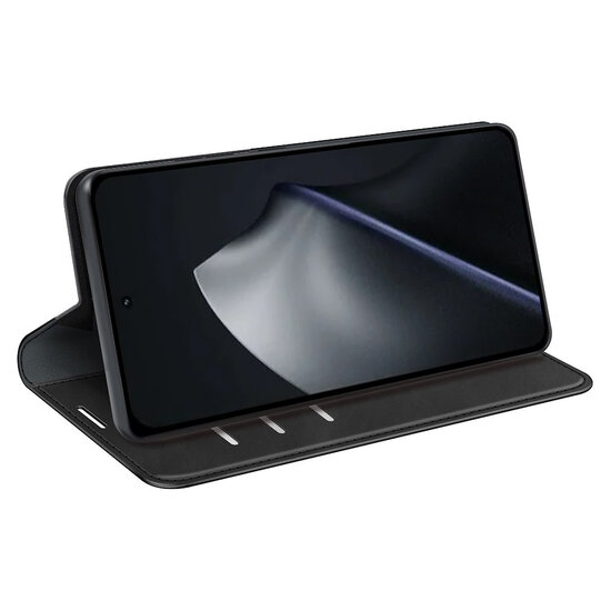 Xiaomi 17T Hoesje - MobyDefend Luxe Wallet Bookcase (Magnetische Sluiting) - Zwart