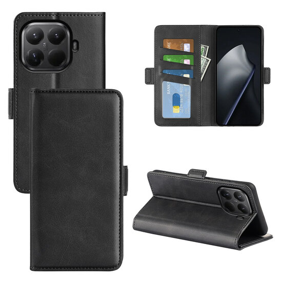 Xiaomi 17T Hoesje - MobyDefend Luxe Wallet Book Case (Sluiting Zijkant) - Zwart