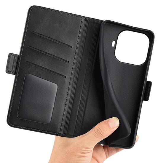 Xiaomi 17T Hoesje - MobyDefend Luxe Wallet Book Case (Sluiting Zijkant) - Zwart