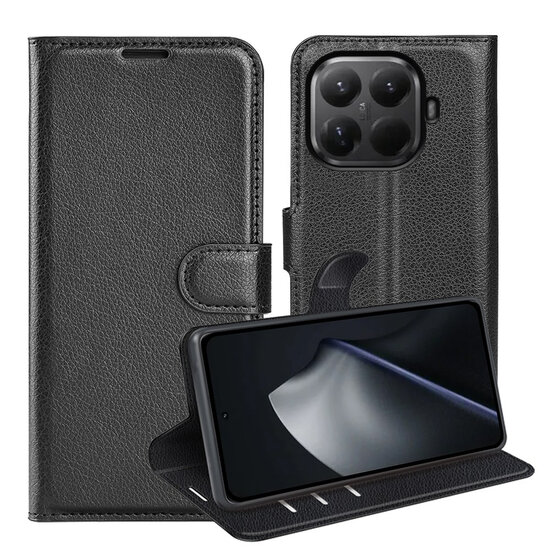 Xiaomi 17T Hoesje - MobyDefend Kunstleren Wallet Book Case (Sluiting Voorkant) - Zwart