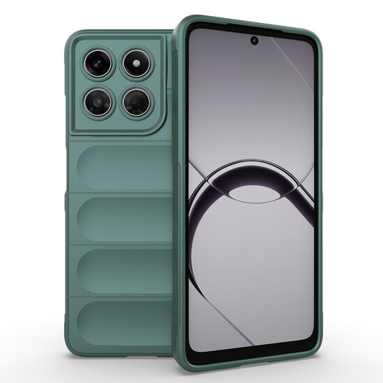 Motorola Moto G37 Power Hoesje - MobyDefend TPU Gripcase - Groen