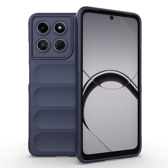 Motorola Moto G37 Power Hoesje - MobyDefend TPU Gripcase - Blauw