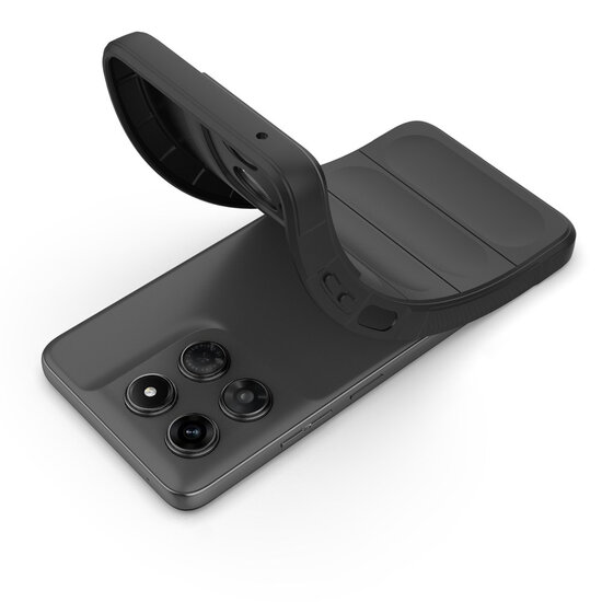 Motorola Moto G37 Power Hoesje - MobyDefend TPU Gripcase - Zwart