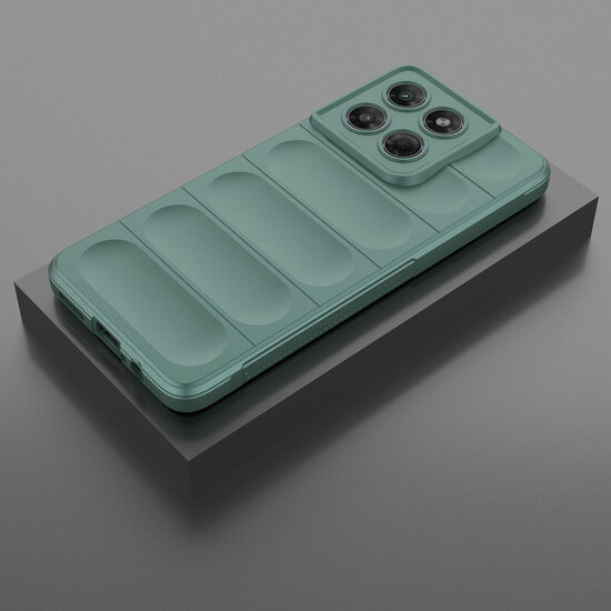Motorola Moto G37 / G47 Hoesje - MobyDefend TPU Gripcase - Groen