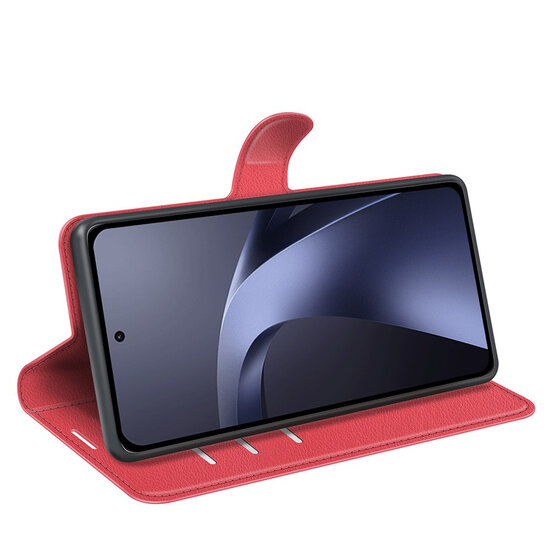 Xiaomi 17T Pro Hoesje - MobyDefend Kunstleren Wallet Book Case (Sluiting Voorkant) - Rood