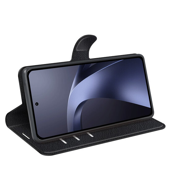 Xiaomi 17T Pro Hoesje - MobyDefend Kunstleren Wallet Book Case (Sluiting Voorkant) - Zwart