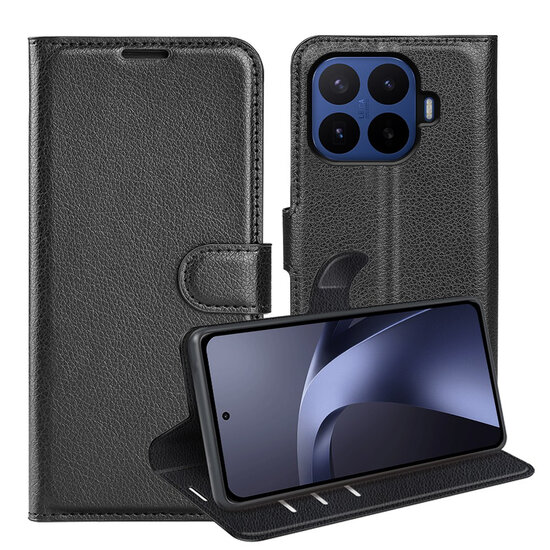 Xiaomi 17T Pro Hoesje - MobyDefend Kunstleren Wallet Book Case (Sluiting Voorkant) - Zwart