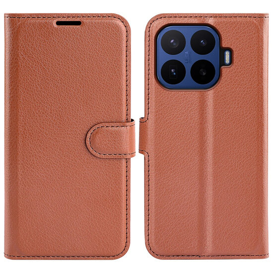 Xiaomi 17T Pro Hoesje - MobyDefend Kunstleren Wallet Book Case (Sluiting Voorkant) - Bruin