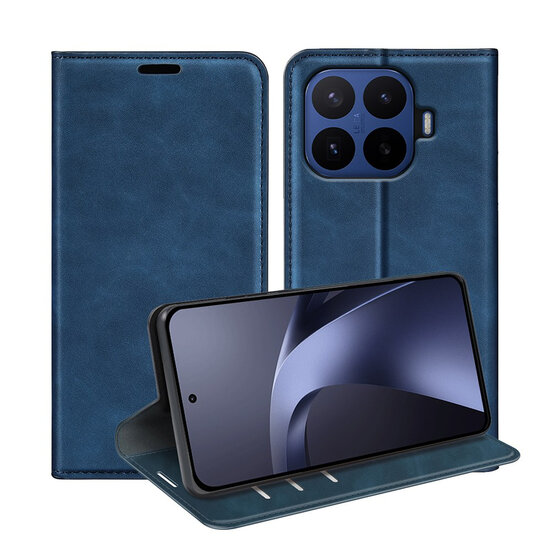 Xiaomi 17T Pro Hoesje - MobyDefend Luxe Wallet Bookcase (Magnetische Sluiting) - Blauw