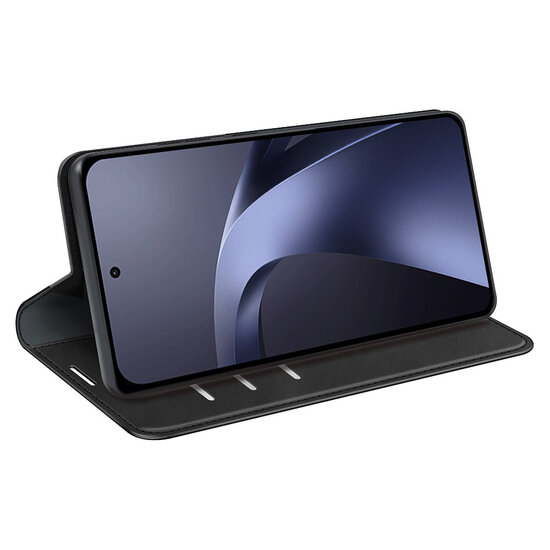 Xiaomi 17T Pro Hoesje - MobyDefend Luxe Wallet Bookcase (Magnetische Sluiting) - Zwart