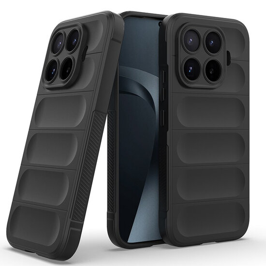 Xiaomi 17T Pro Hoesje - MobyDefend TPU Gripcase - Zwart