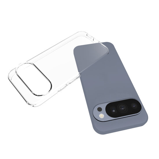 Google Pixel 11 Pro Hoesje - MobyDefend Transparante TPU Backcover - Volledig Doorzichtig