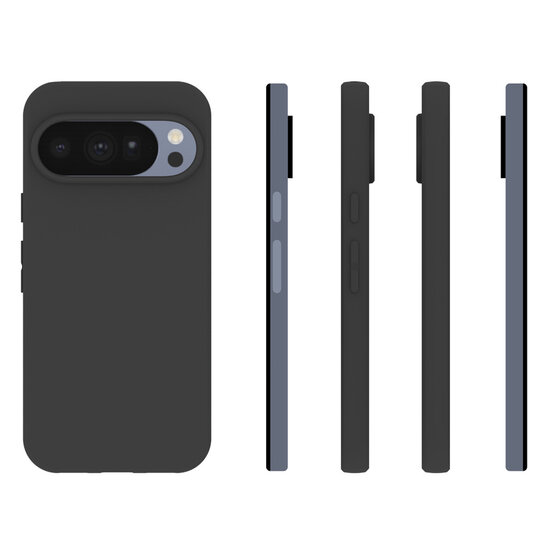 Google Pixel 11 Pro Hoesje - MobyDefend TPU Backcover - Mat Zwart