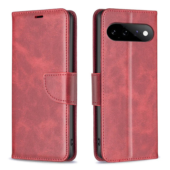 Google Pixel 11 / Pixel 11 Pro Hoesje - MobyDefend Wallet Book Case Met Koord - Rood