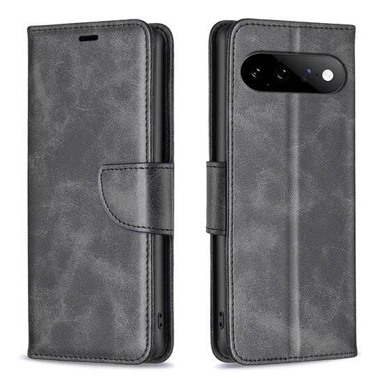 Google Pixel 11 / Pixel 11 Pro Hoesje - MobyDefend Wallet Book Case Met Koord - Zwart