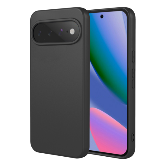 Google Pixel 11 Hoesje - MobyDefend Matte Siliconen Backcover - Zwart