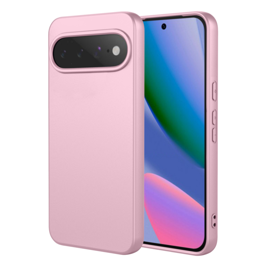 Google Pixel 11 Hoesje - MobyDefend Matte Siliconen Backcover - Licht Roze