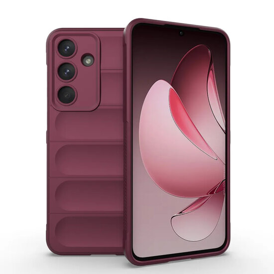 Samsung Galaxy S26 FE Hoesje - MobyDefend TPU Gripcase - Donkerpaars