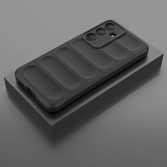 Samsung Galaxy S26 FE Hoesje - MobyDefend TPU Gripcase - Zwart