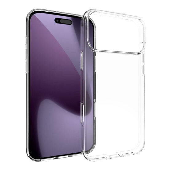 iPhone 18 Pro Hoesje - MobyDefend Transparante TPU Backcover - Volledig Doorzichtig