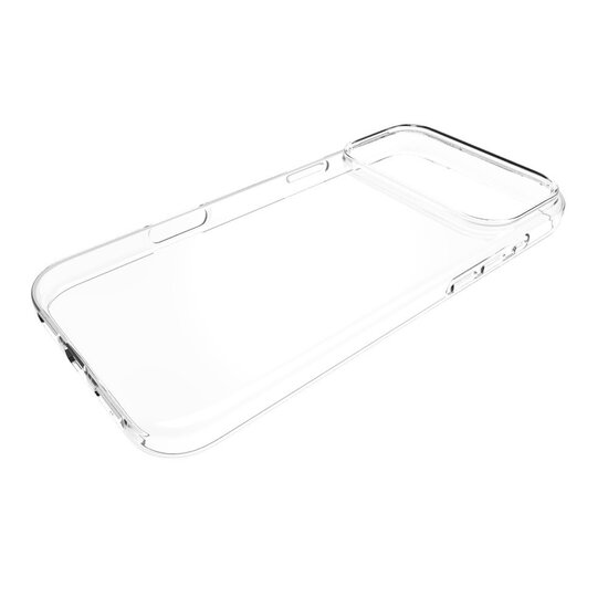 iPhone 18 Pro Max Hoesje - MobyDefend Transparante TPU Backcover - Volledig Doorzichtig