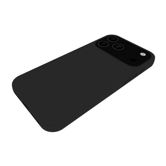 iPhone 18 Pro Max Hoesje - MobyDefend TPU Backcover - Mat Zwart