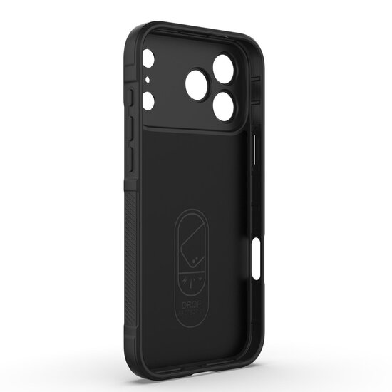 iPhone 18 Pro Max Hoesje - MobyDefend TPU Gripcase - Blauw