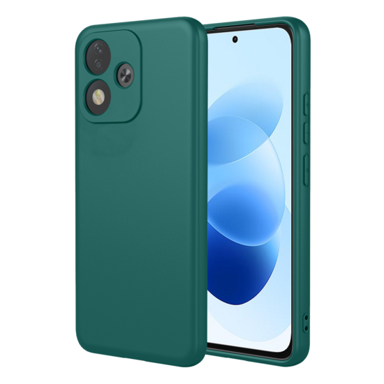 Xiaomi Redmi Note 17 Pro 5G Hoesje - MobyDefend Matte Siliconen Backcover - Groen