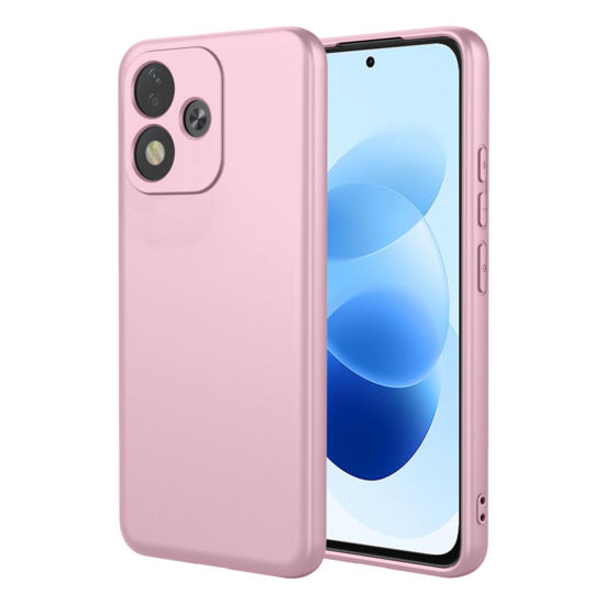 Xiaomi Redmi Note 17 Pro 5G Hoesje - MobyDefend Matte Siliconen Backcover - Licht Roze