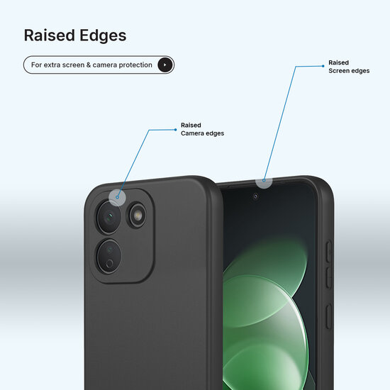 Xiaomi Redmi Note 17 Pro Max 5G Hoesje - MobyDefend Matte Siliconen Backcover - Zwart
