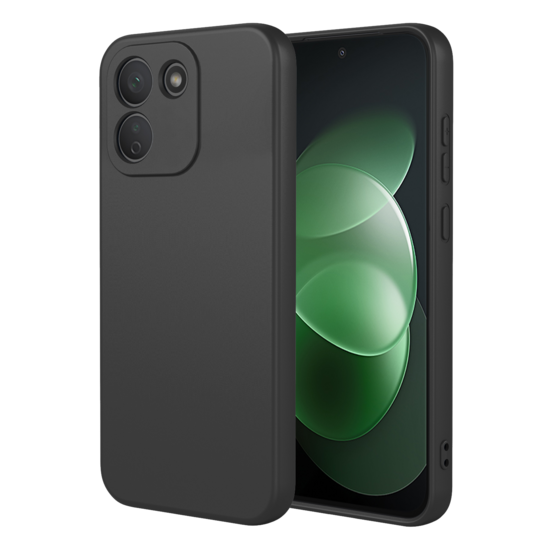Xiaomi Redmi Note 17 Pro Max 5G Hoesje - MobyDefend Matte Siliconen Backcover - Zwart