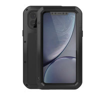Apple iPhone 11 Pro Max Hoes - Love Mei Metalen Case - Extreme Protection - Zwart