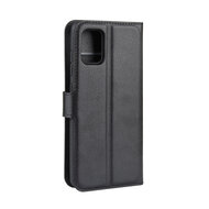 Samsung Galaxy A51 Hoesje - MobyDefend Kunstleren Wallet Book Case (Sluiting Voorkant) - Zwart