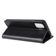Samsung Galaxy A51 Hoesje - MobyDefend Wallet Book Case (Sluiting Achterkant) - Zwart