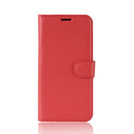 Nokia 2.3 hoesje, Wallet bookcase, Rood