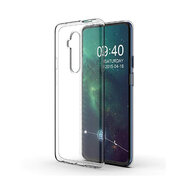 OnePlus 8 hoesje, Transparante gel case, Volledig doorzichtig