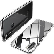 Samsung Galaxy M11 / A11 hoesje, Transparante gel case, Volledig doorzichtig