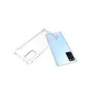 Samsung Galaxy Note 20 hoesje, Transparante Shock proof gel case met verstevigde hoeken, Volledig doorzichtig