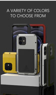 Apple iPhone 12 Mini hoes, Love Mei, Metalen extreme protection case, Zwart